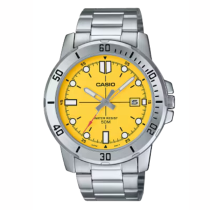 Casio General MTP-VD01D-9EV Stainless Steel Band Men Watch